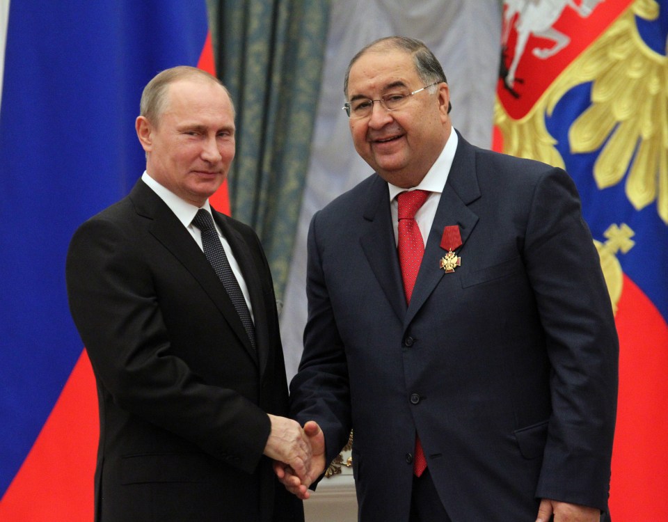 Financier Alisher Usmanov, 68, has been hit by travel bans and asset freezes