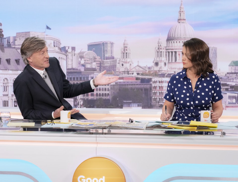 Richard Madeley and Susanna Reid on today's show