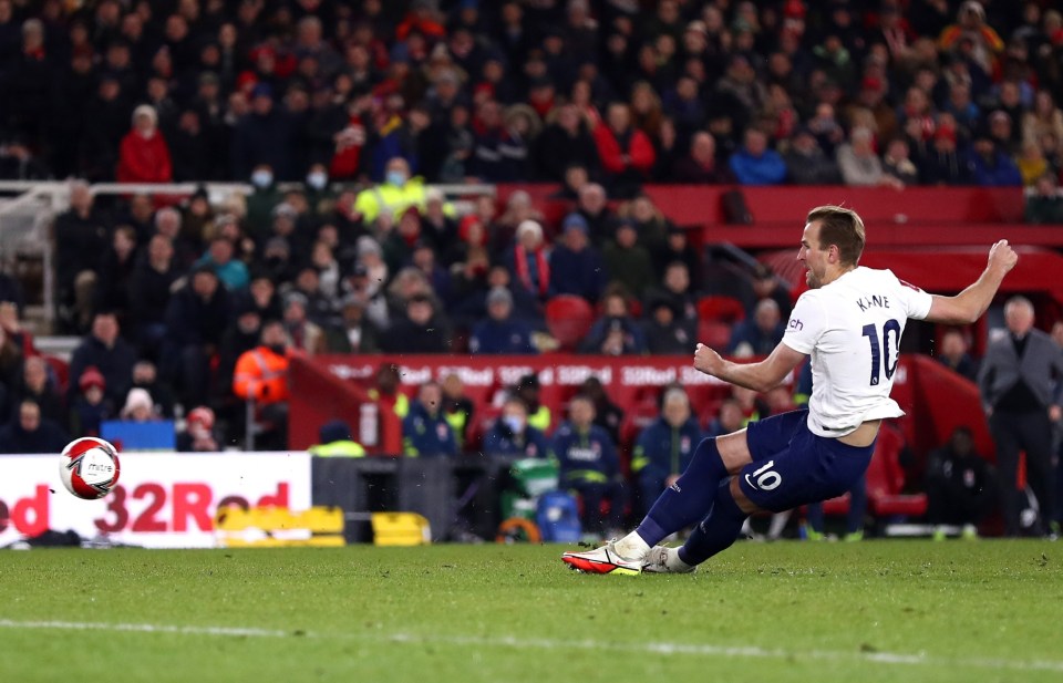 Harry Kane was also guilty of one of the worst free-kicks of the season having slipped as he approached the ball