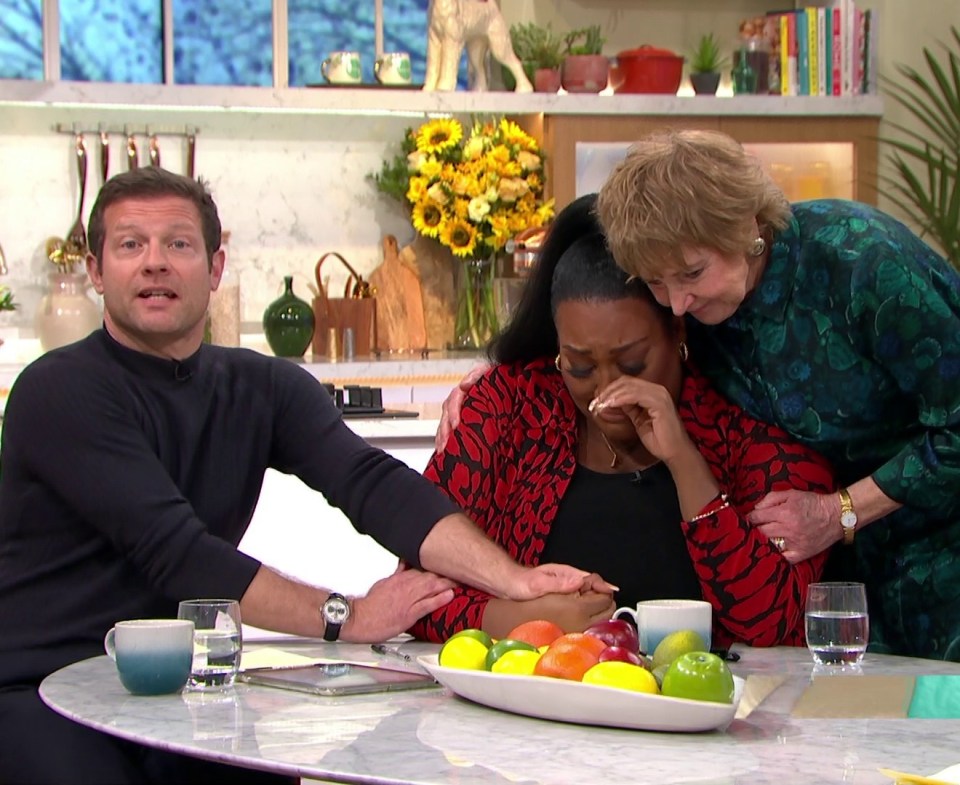 Dermot O’Leary announced a break as Alison Hammond broke down in tears