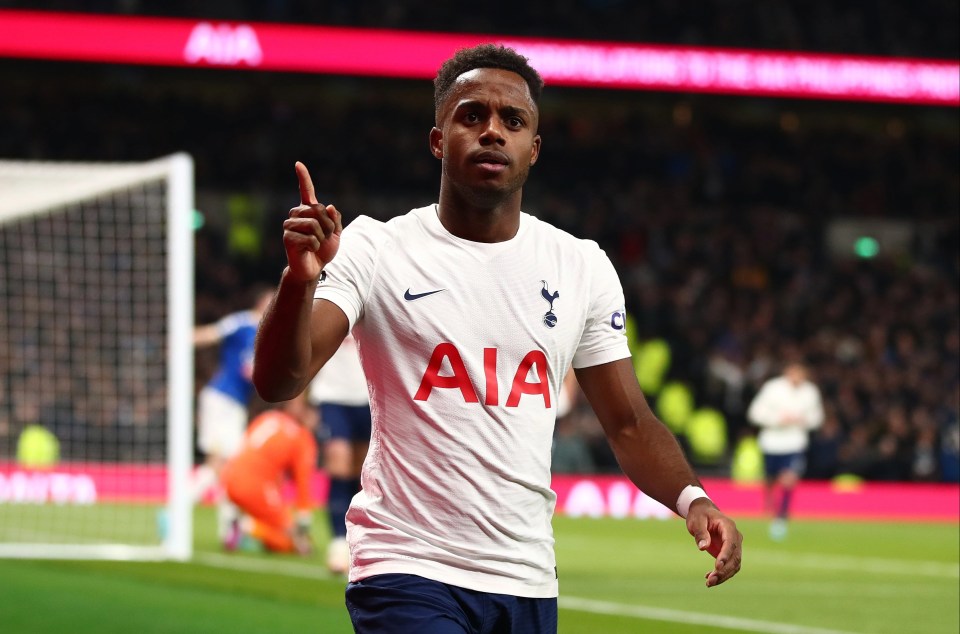 Ryan Sessegnon celebrates his first goal of the season