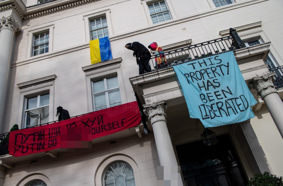 Police were called to the house in central London just after midnight