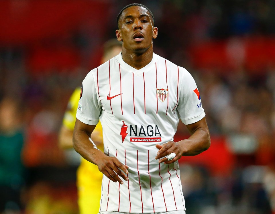 Anthony Martial's hopes of securing a move to Sevilla have suffered a blow