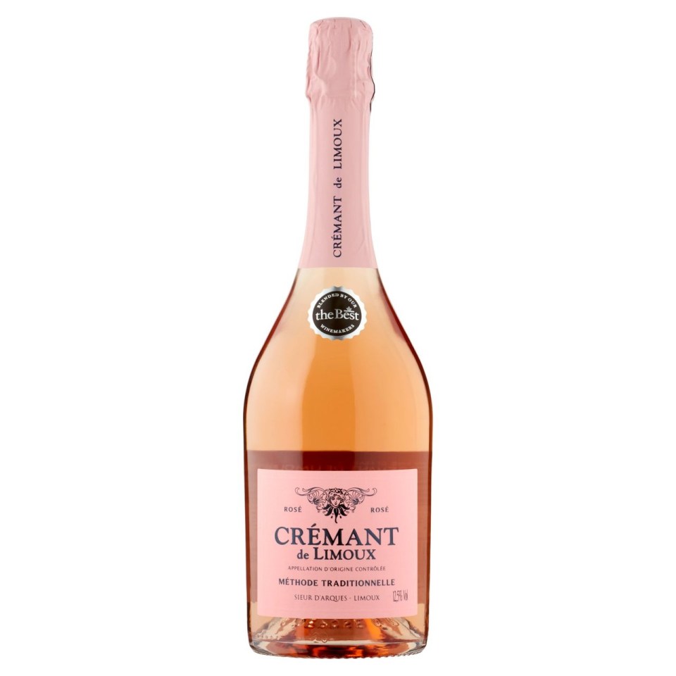 This high quality pink French fizz tastes just like champagne