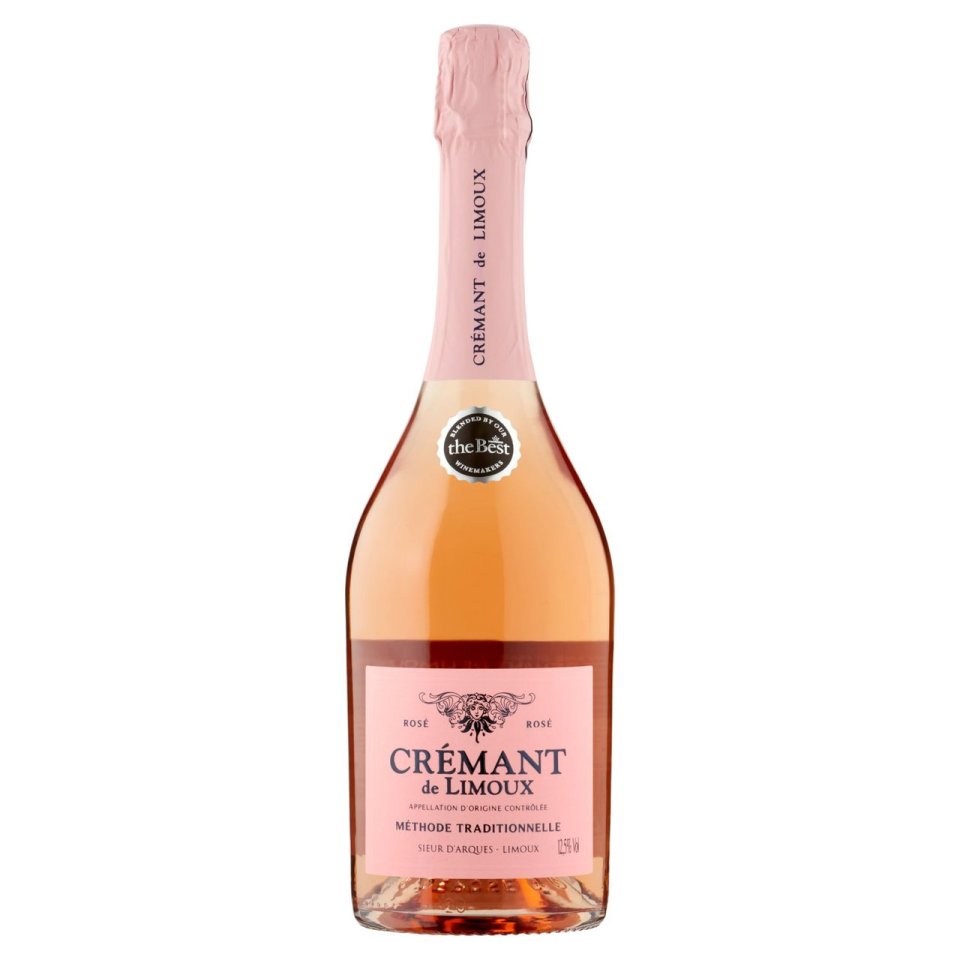 This high quality pink French fizz tastes just like champagne