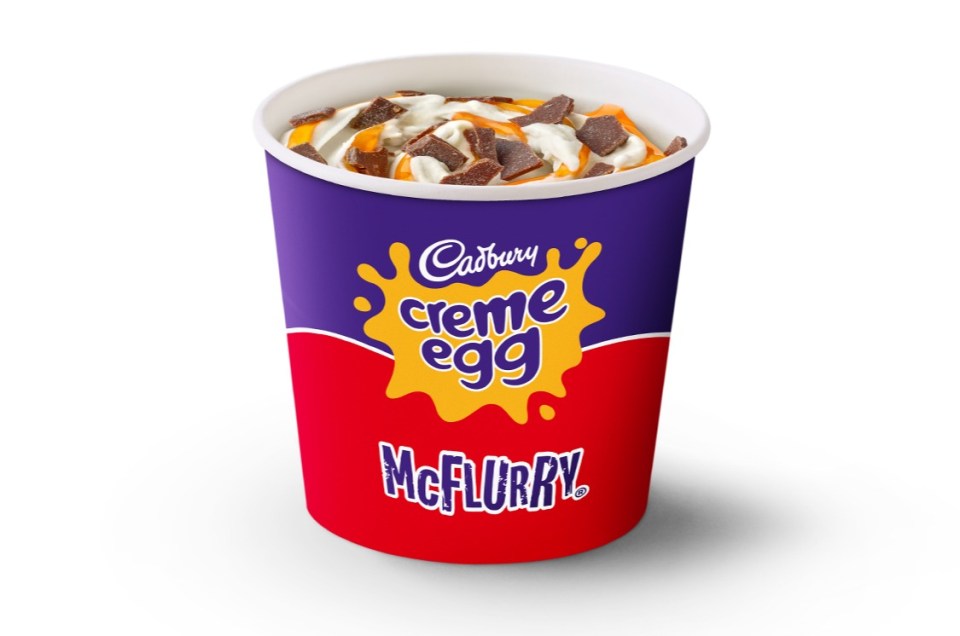 The Creme Egg McFlurry is returning to the menu