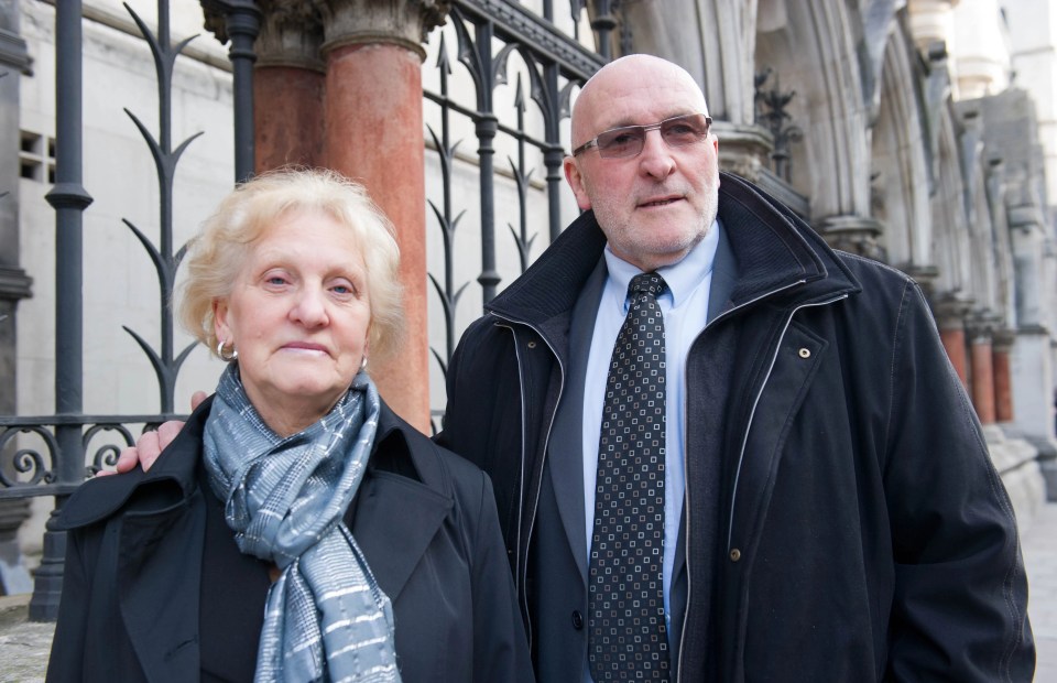 Tragic Stephen Cameron’s father Kenneth, pictured with his late wife Toni, has died at the age of 75