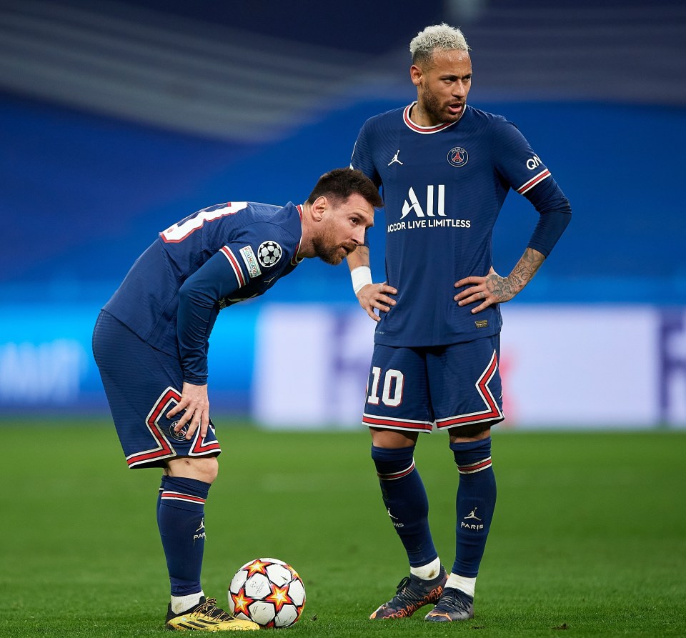 Lionel Messi and Neymar were unable to see PSG through to the quarter-finals