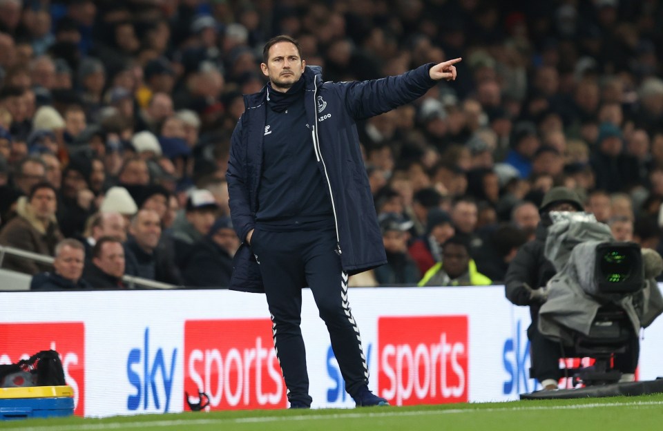 Lampard’s Toffees have picked up just three points from 15 in their last five games