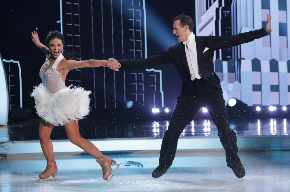 Brendan has been performing on the show with professional skater Vanessa Bauer