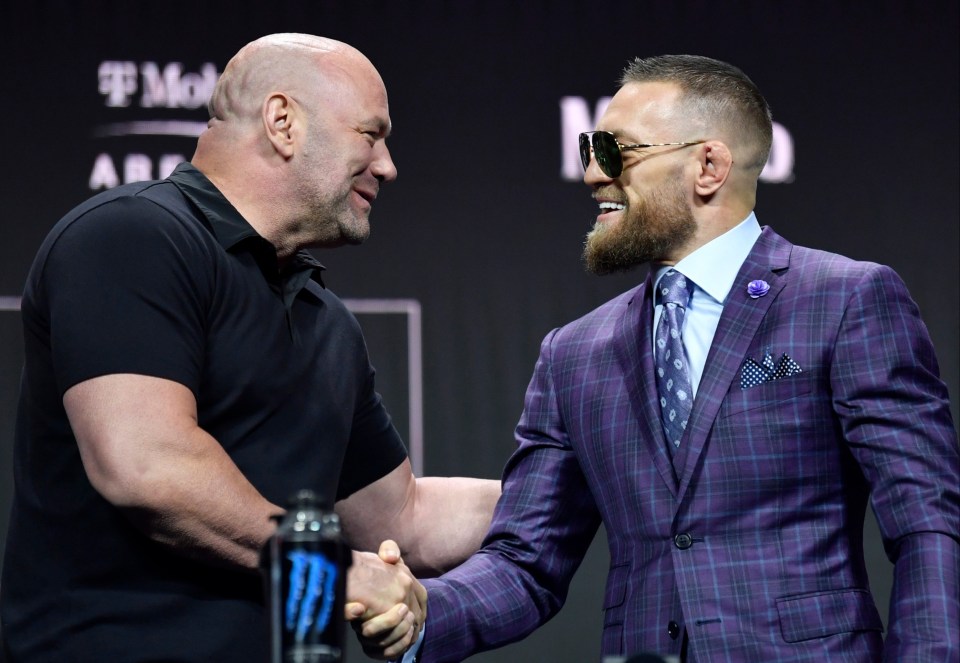 And The Notorious is set to have a Las Vegas meeting with UFC president Dana White