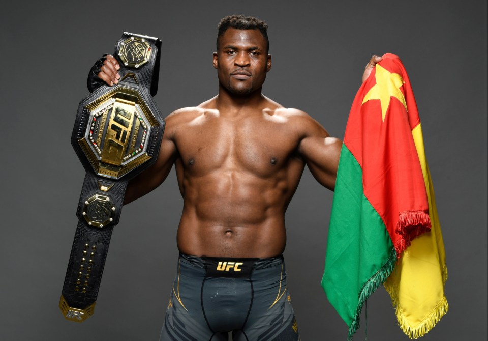 UFC heavyweight champion Francis Ngannou