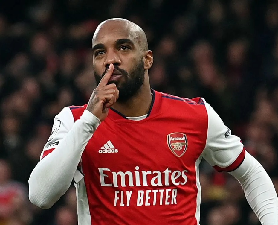 Alexandre Lacazette may have given it the shush after his goal but was too quiet again