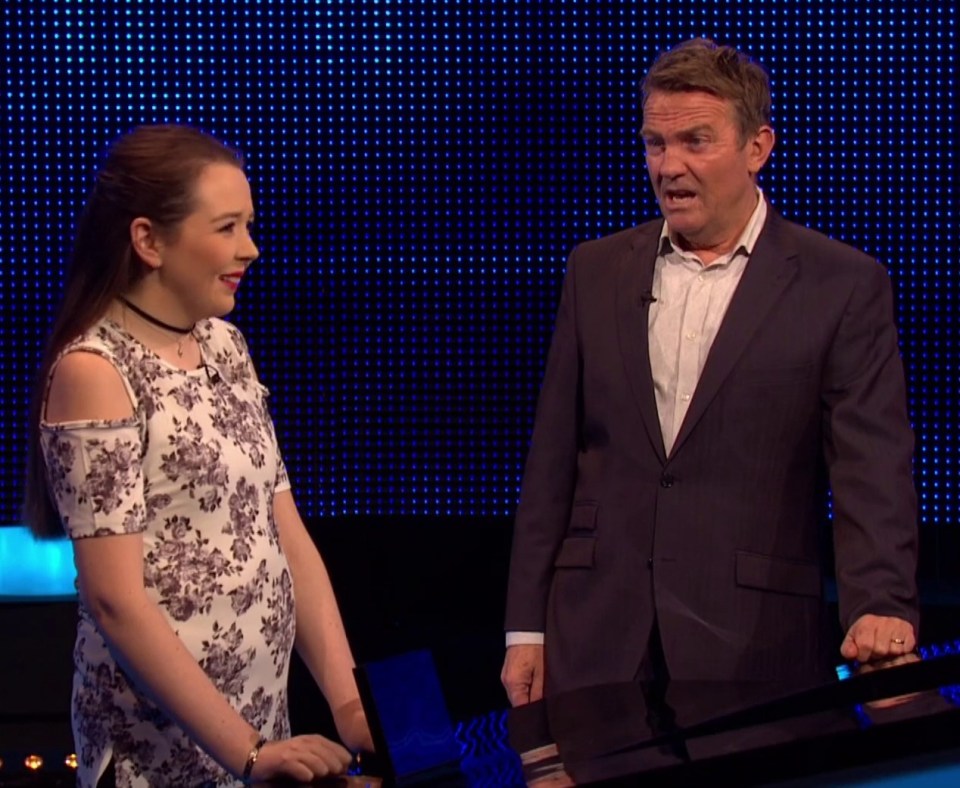 The Chase player LeeAnn smiled politely during Bradley's rant