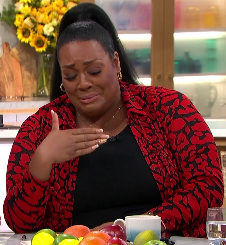 Alison Hammond broke down in tears talking about obesity