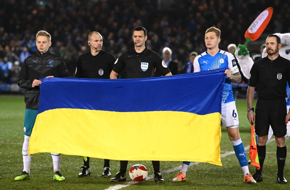 Zinchenko captained Man City in their FA Cup win at Peterborough on Tuesday