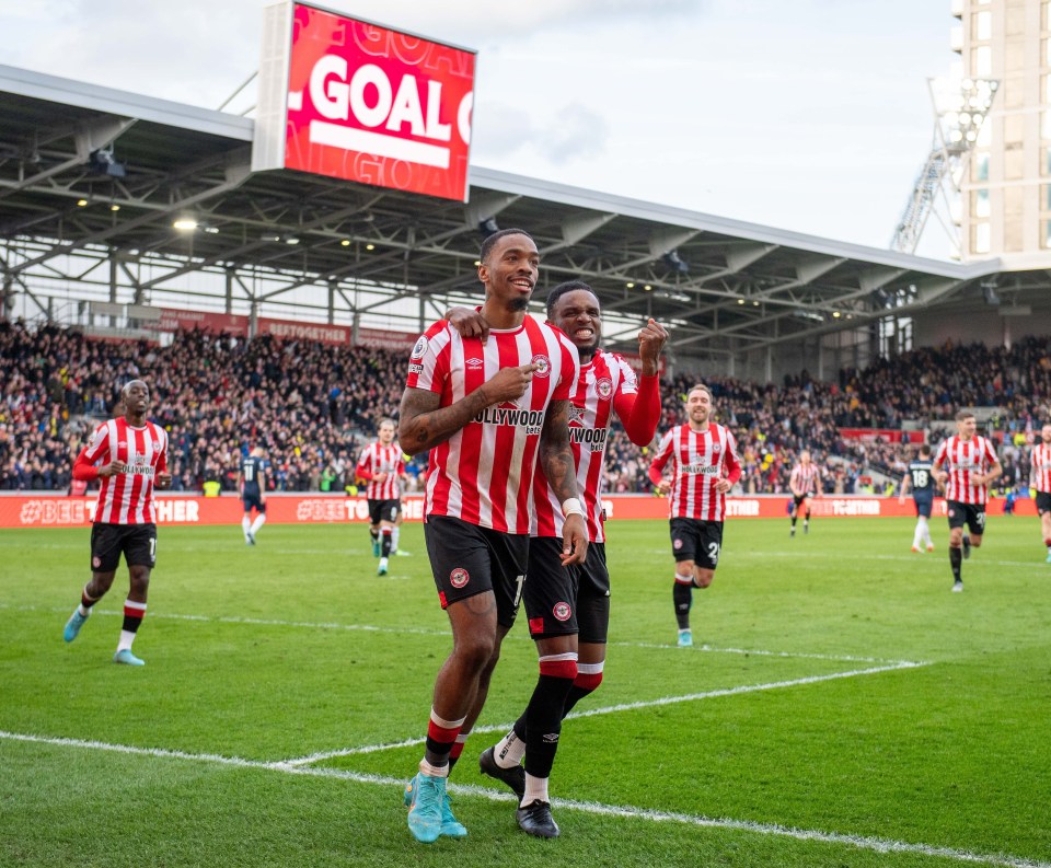 Ivan Toney scored both goals as Brentford beat Burnley on Saturday