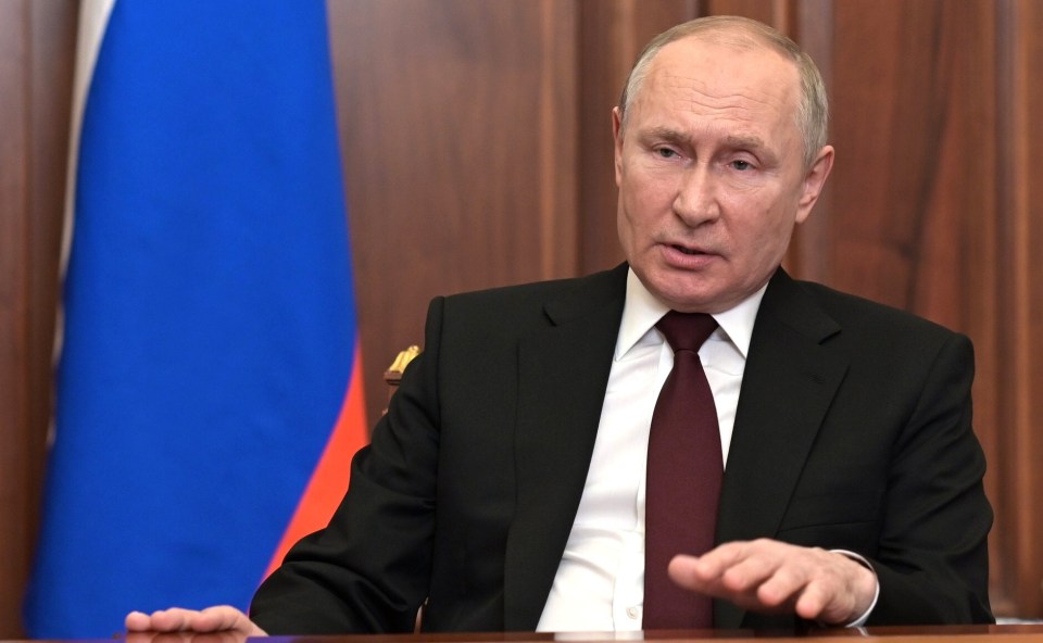 The PM said: ‘Putin must fail and be seen to fail in this act of aggression’