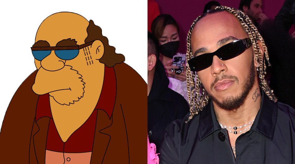 THIS week’s winner is Lewis Hamilton and Bleeding Gums Murphy from The Simpsons