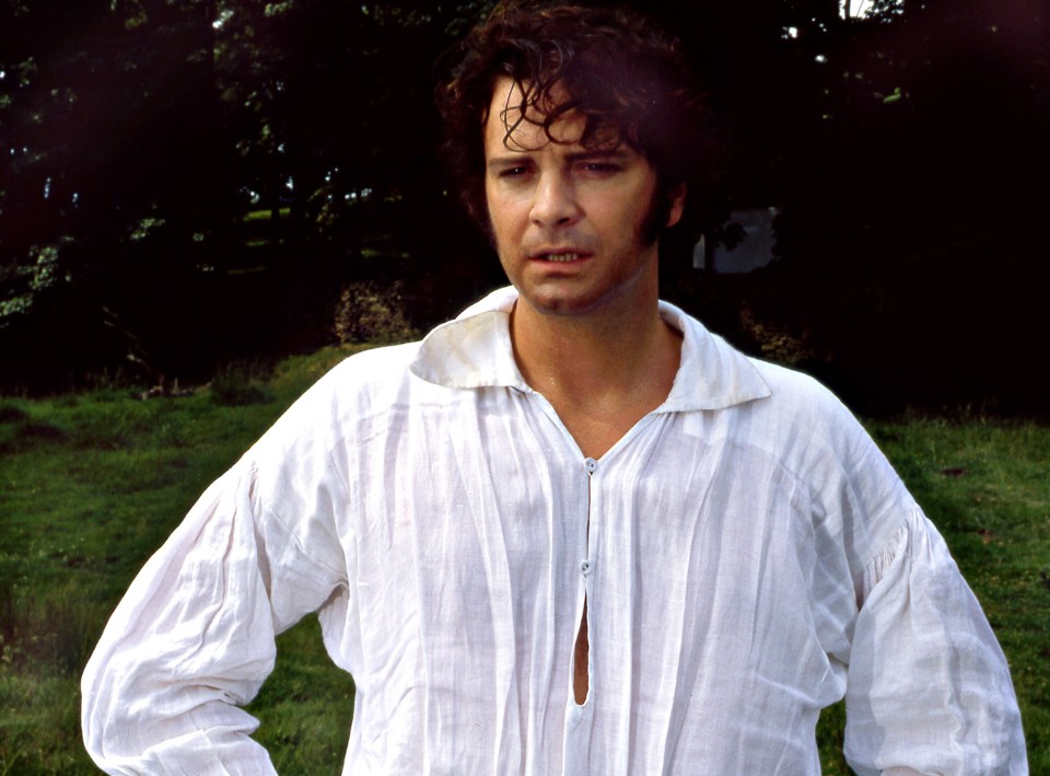 The 33-year-old’s character emerges from a lake in scenes evocative of Colin Firth’s Mr Darcy in Pride And Prejudice