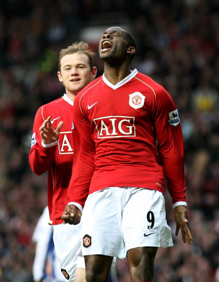 Louis Saha starred alongside Rooney at Man United for four years