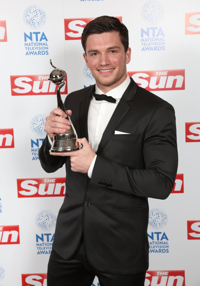 David won the gong for Best Newcomer at The National Television Awards in 2013