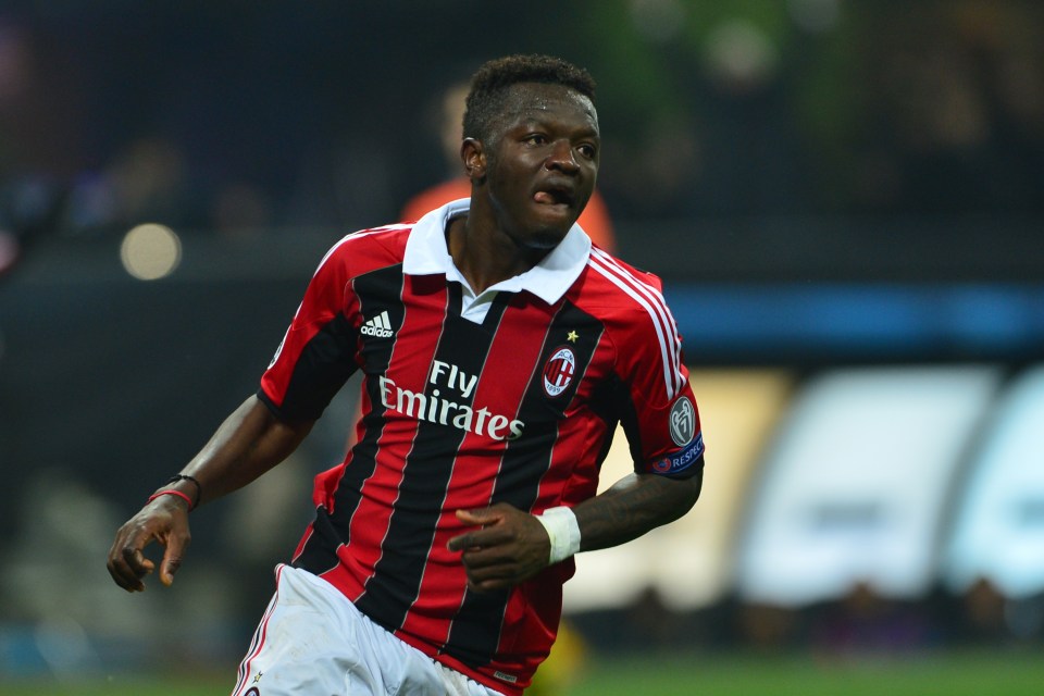 Muntari had spells with both AC Milan and Inter Milan