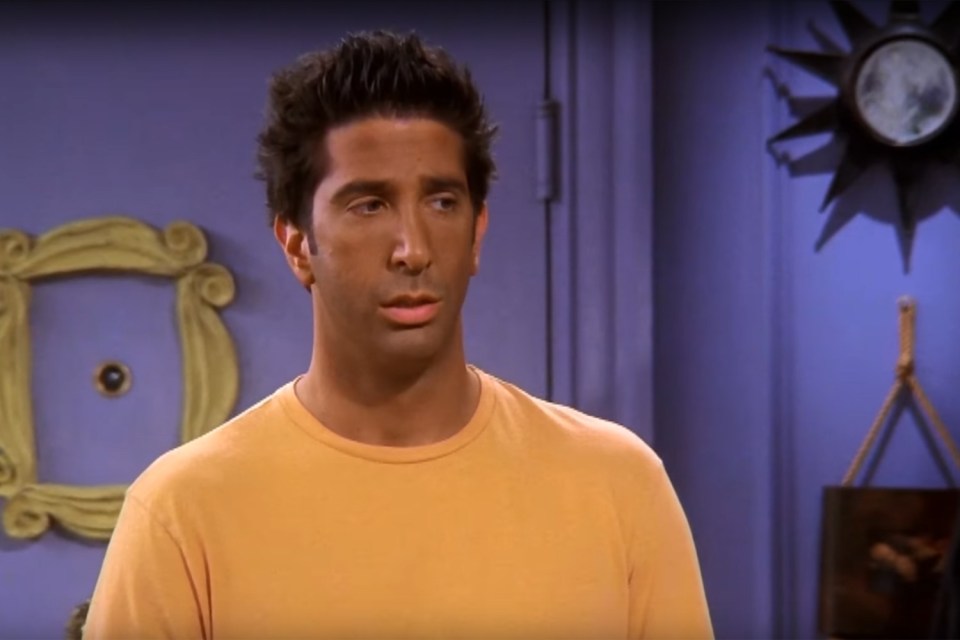 Katie had a 'Ross from Friends' moment with her tan