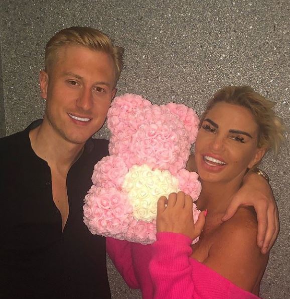 atie became engaged to fitness coach Kris Boyson in July 2019