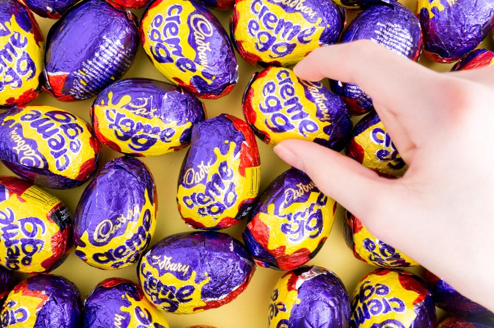 The poster claims they scoffed a very expensive Creme Egg