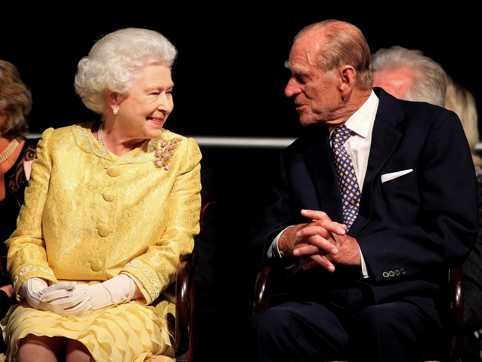 The Queen pictured with Prince Philip back in 2010