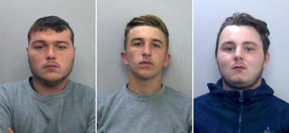 The jury cleared Henry Long, 18, and Jessie Cole and Albert Bowers, both 17, of murder. They were jailed for between 13 and 19 years for manslaughter