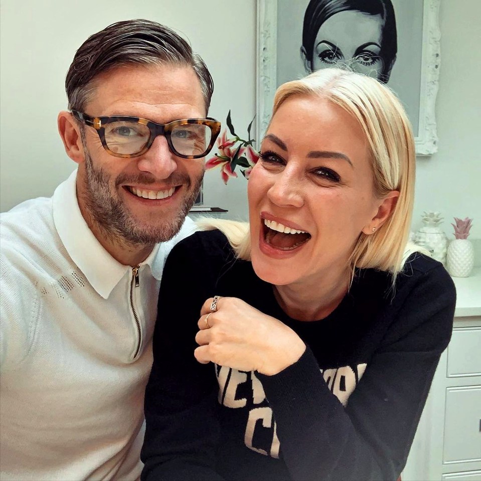 Eddie Boxshall took a swipe at Denise Van Outen on Instagram last night