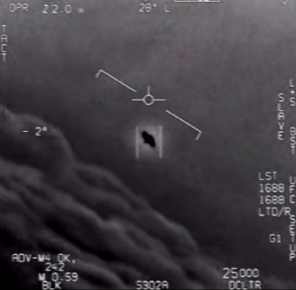 Unclassified video taken by Navy pilots of a UFO