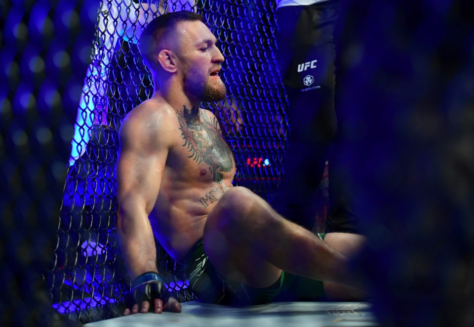 Conor McGregor suffered a horrific leg break in his UFC 264 trilogy fight with Dustin Poirier