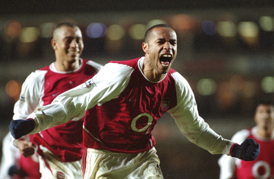 Surprisingly for Arsenal fan Piers, Thierry Henry is the only Gunners star to make the list