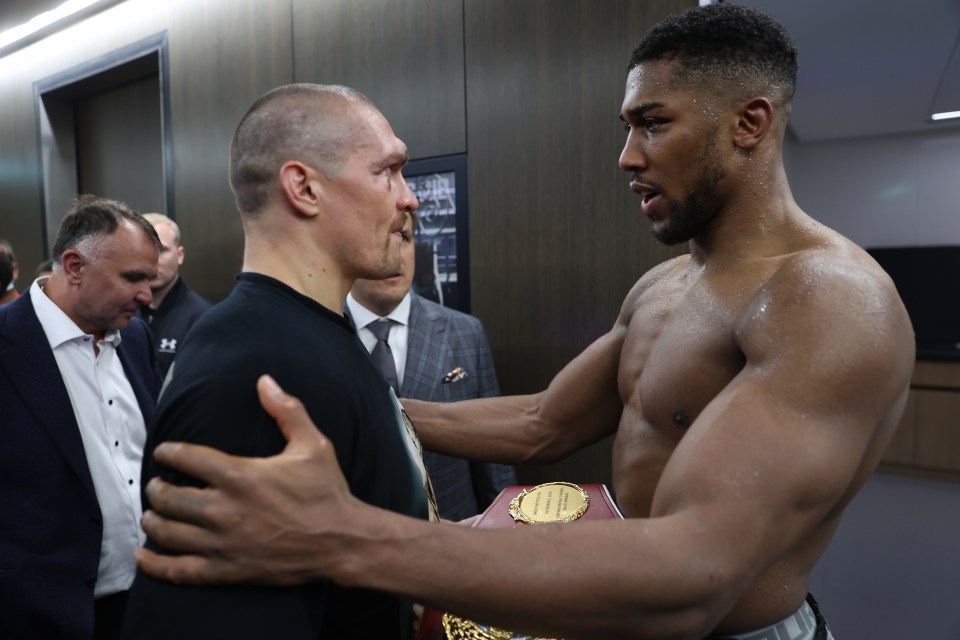 Oleksandr Usyk and Anthony Joshua are set to rematch