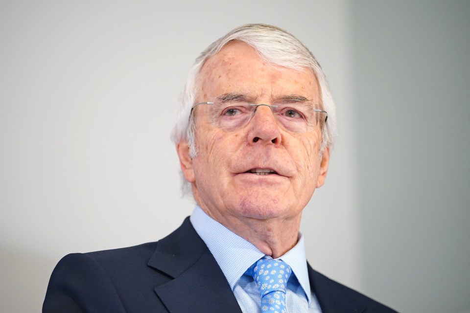 ‘I congratulate The Sun on its support for the Red Cross’, said John Major