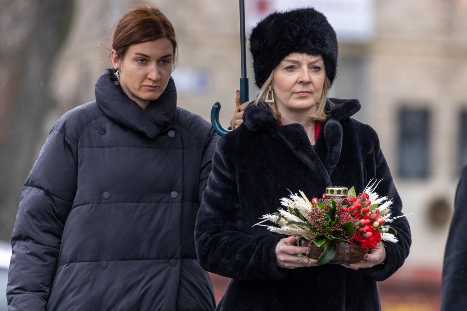 Liz Truss found time to commission a picture of herself outside the Kremlin wearing one of those furry Russian hats on her visit to Moscow before the Ukraine war started