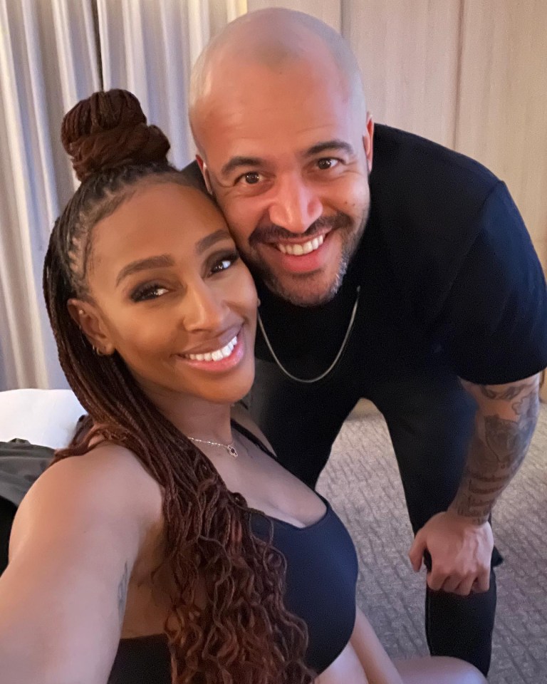 The X Factor winner with boyfriend Darren Randolph