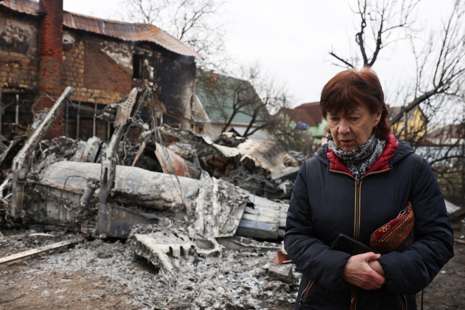 On February 25, an unidentified aircraft crashed into a house in a residential area of Kyiv