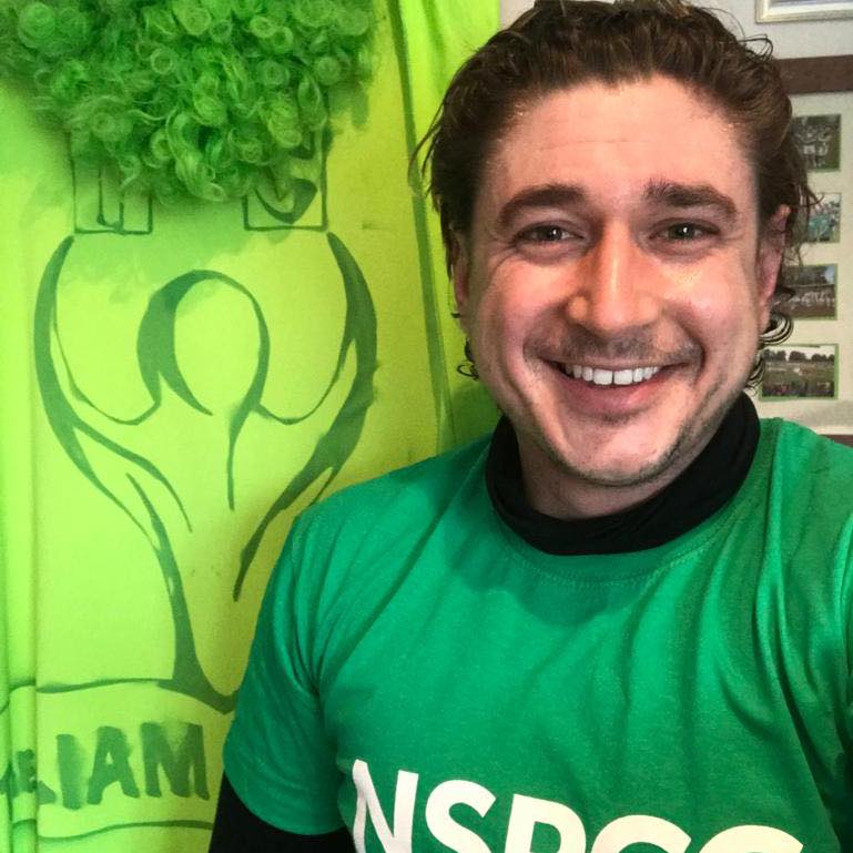 Losing Liam spurred Aaron on to fund-raise and volunteer for Childline