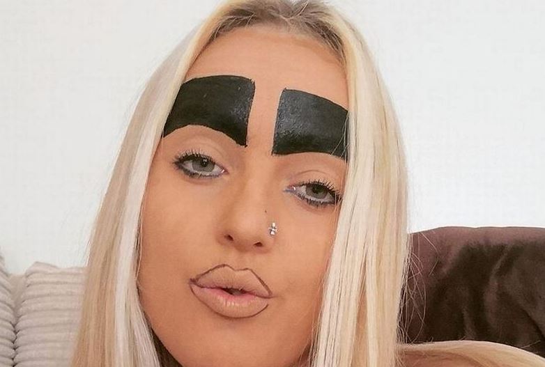 Sammie-Jo Hailford claims to have Britain’s Biggest Eyebrows