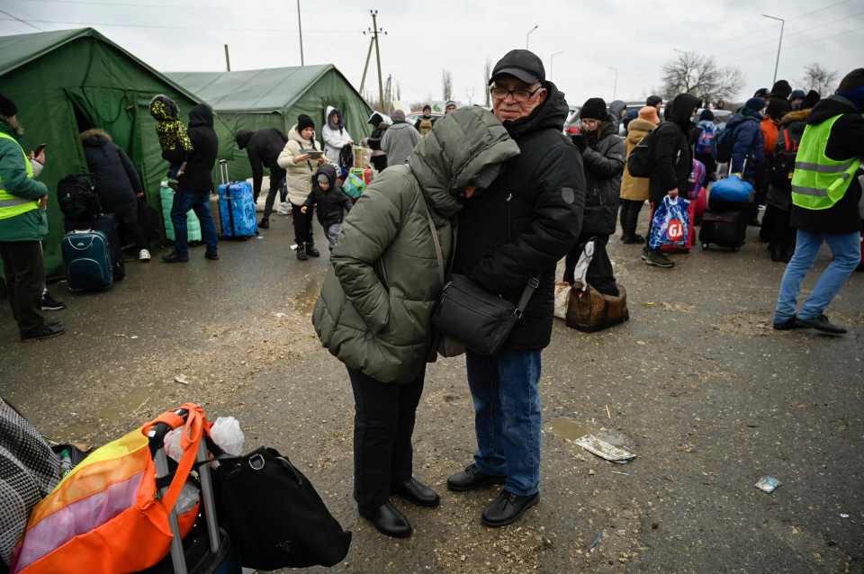 Many civilians have been fleeing Ukraine following the invasion