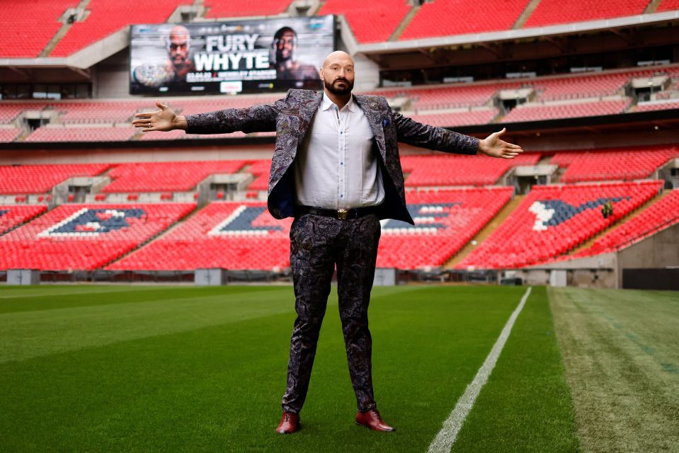 Tyson Fury will be ready to put on a spectacle in front of 90,000 at Wembley