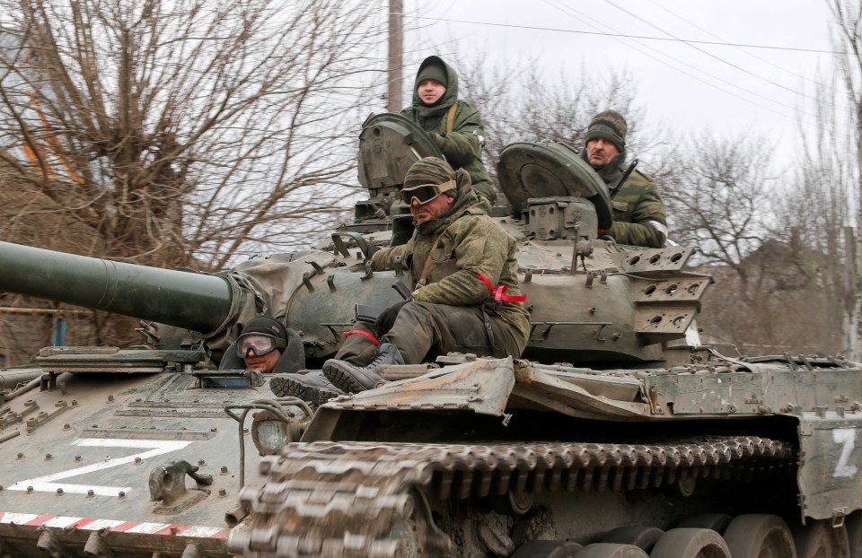 Russian vehicles have been filmed rolling into Ukraine marked with the "Z" symbol