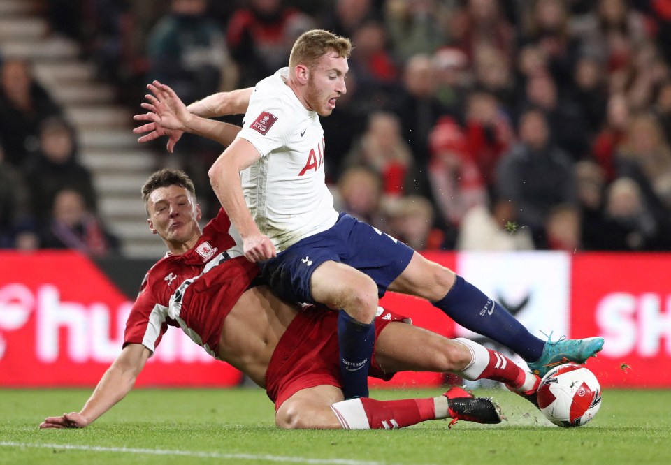 Tottenham midfielder Dejan Kulusevski went into the clash with two goals from his last three outings, but failed to make an impression