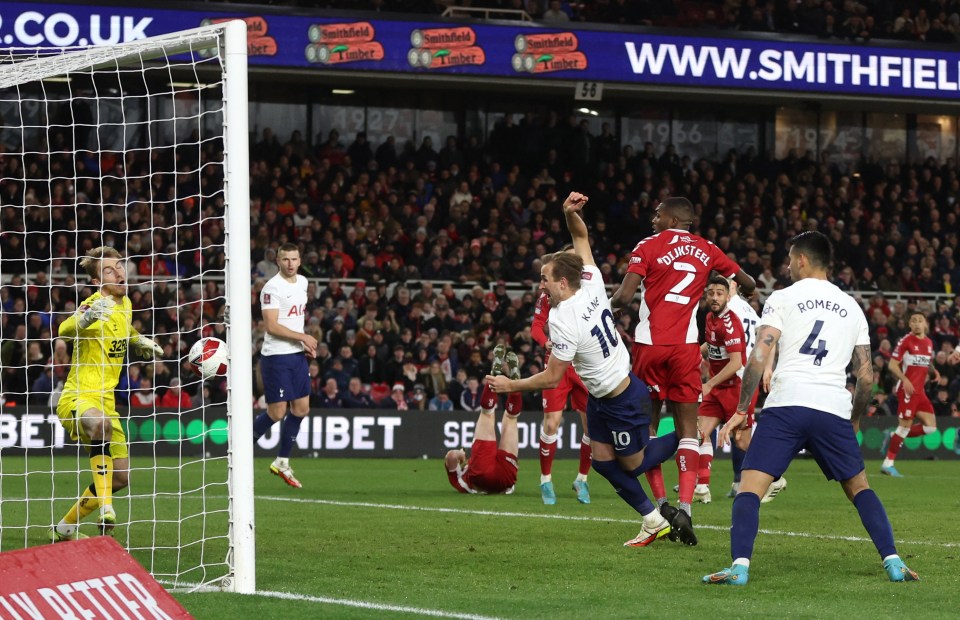 Harry Kane thought he broke the deadlock just before the hour mark, only to be judged offside