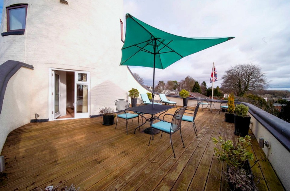 The property comes with a sun terrace