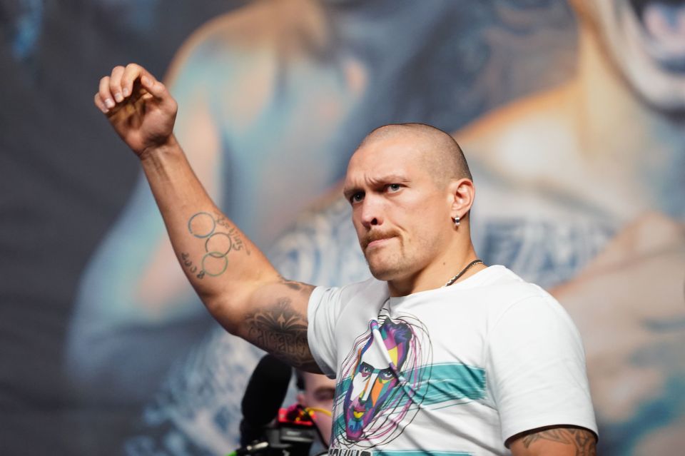 Usyk has called for peace but said he is prepared to kill to protect his loved ones